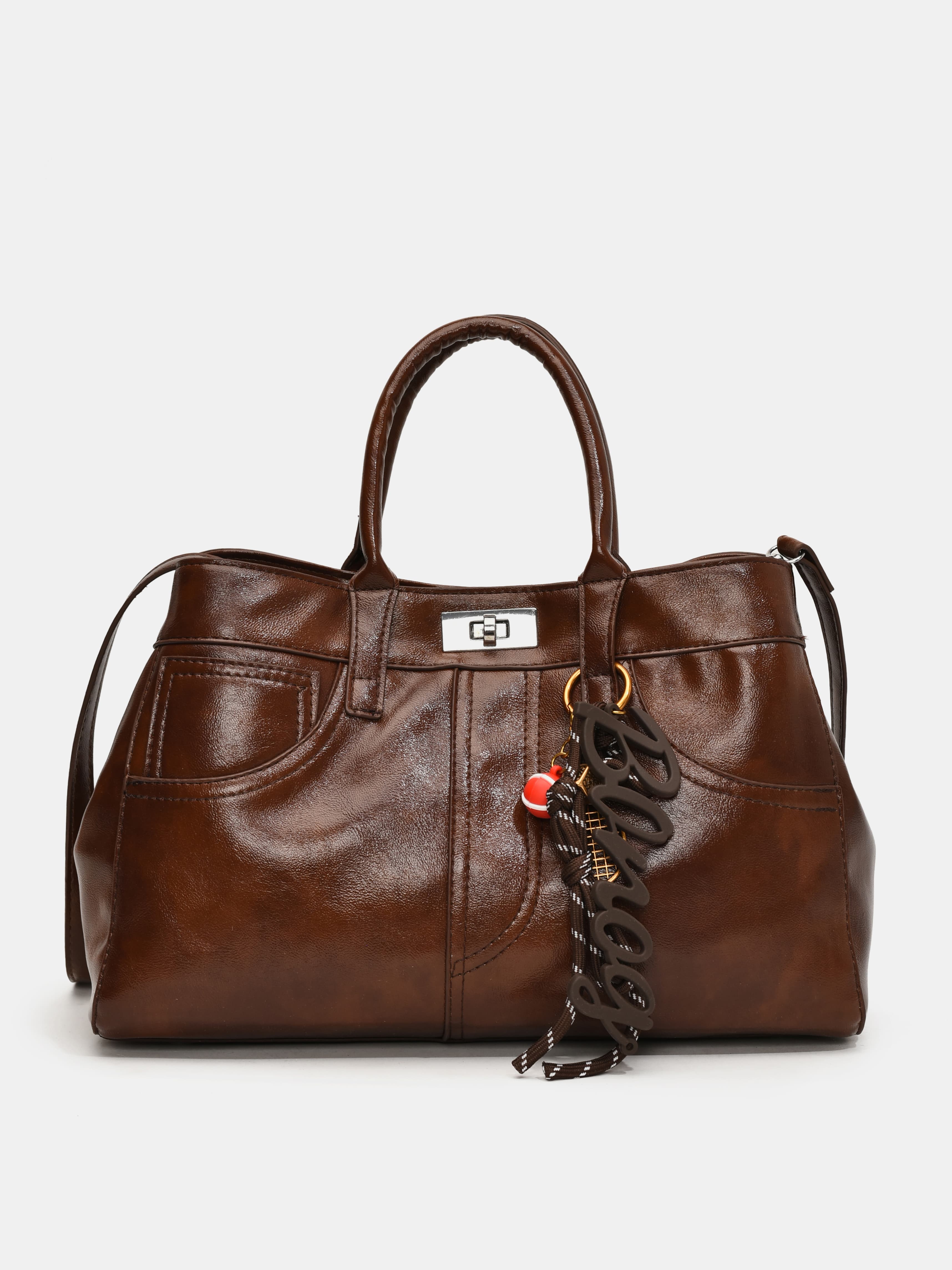 Clare’s Polished Charm Satchel