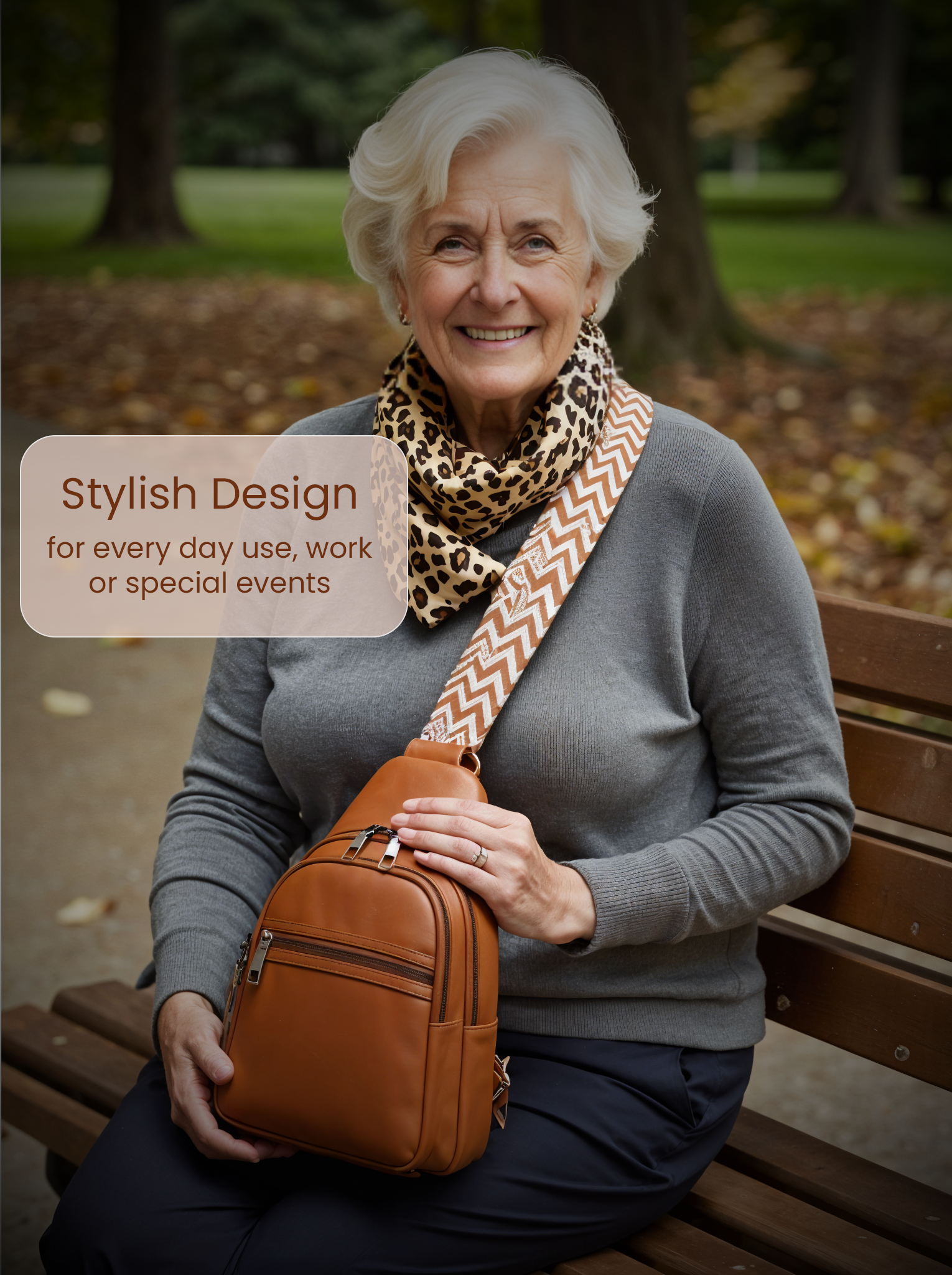 Keitha Vintage Chest Crossbody Bag