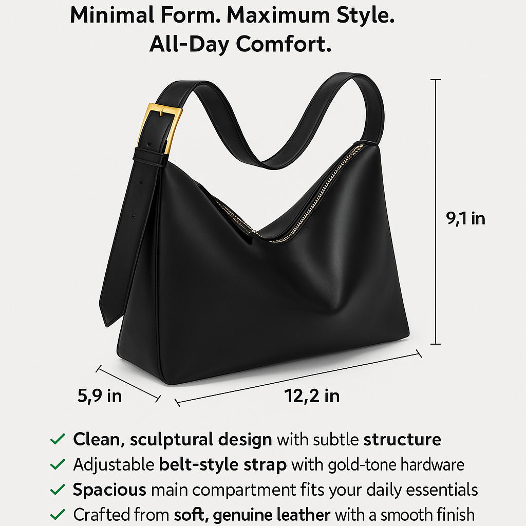 Clare’s Modern Belt-Strap Shoulder Bag