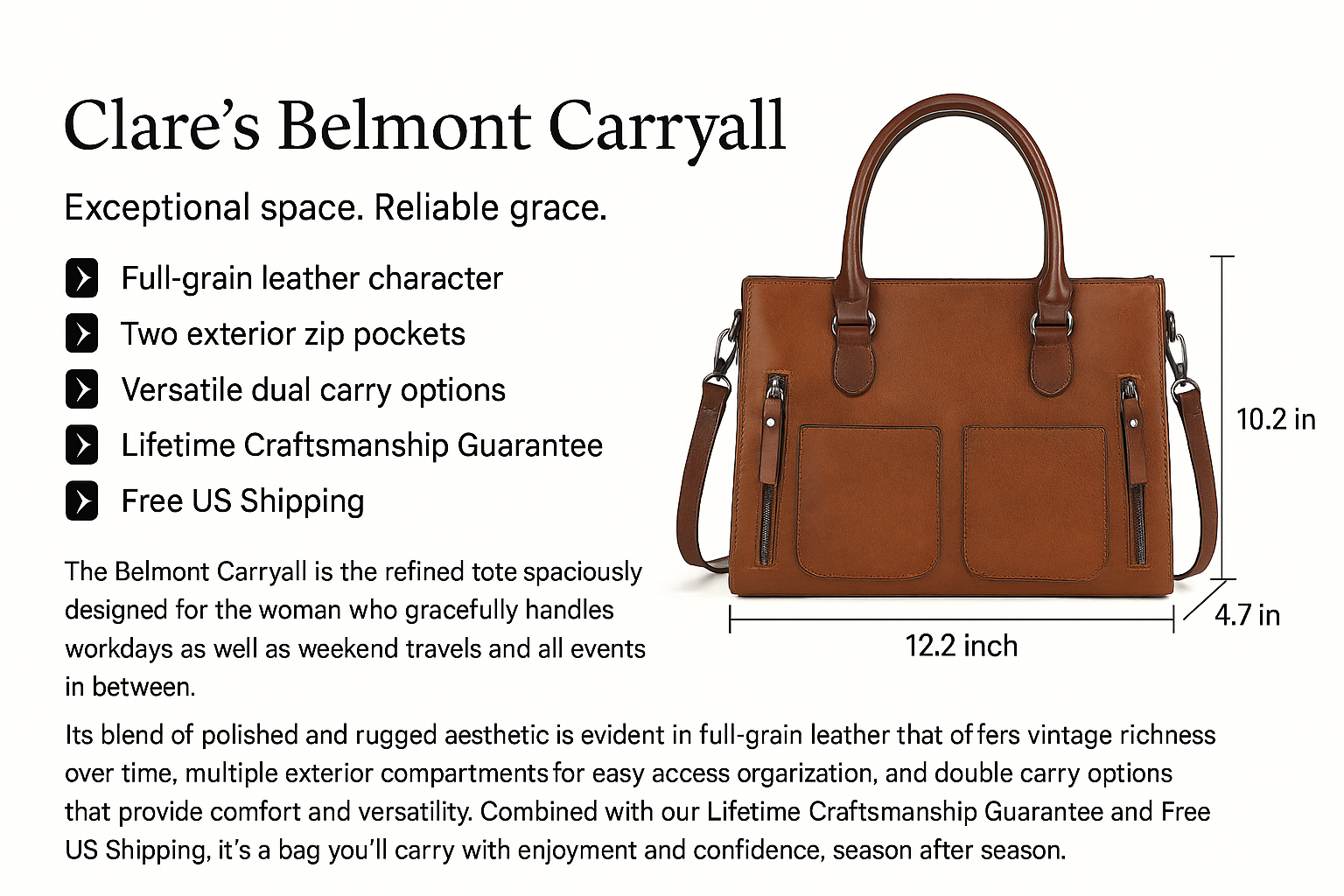 Clare's Belmont Carryall