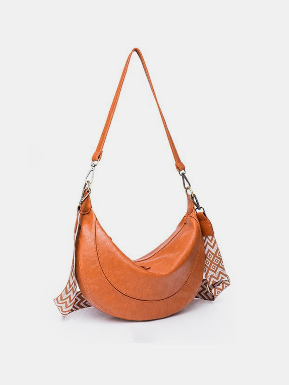 Leather Removable Strap Crossbody Bag