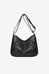 Clare’s Rivet-Accented Shoulder Bag | Anti-Theft Shoulder Bag