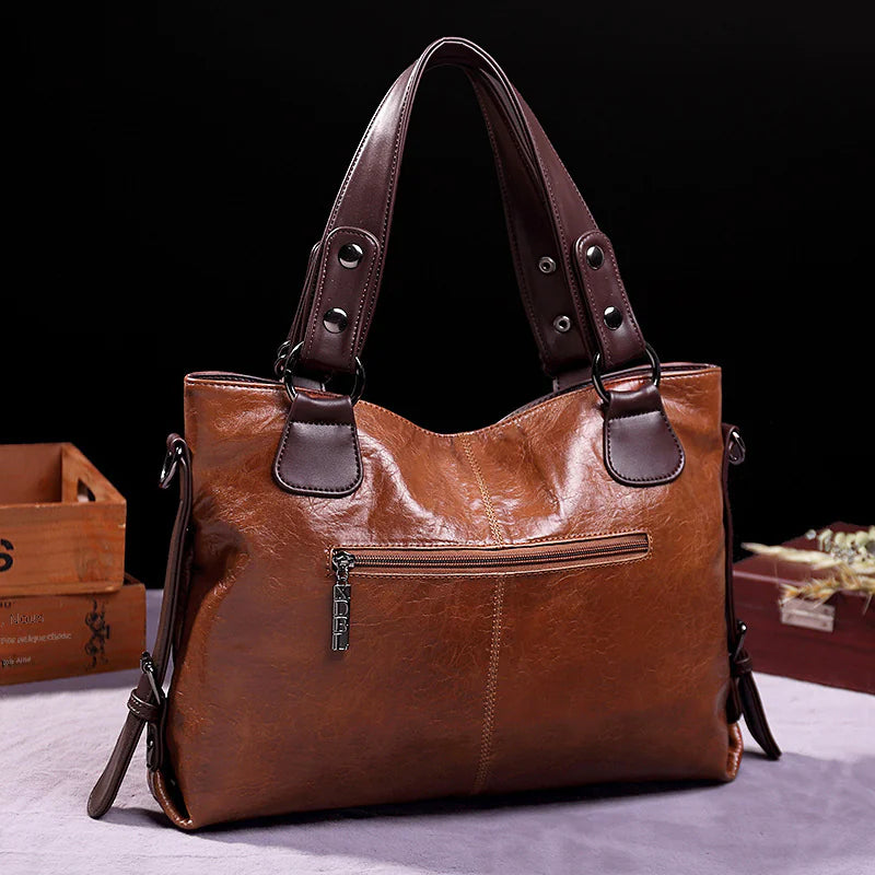 Clare’s Heritage Contrast Handle Tote